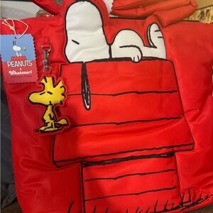 Whatever Makes You Happy Snoopy Tote Bag